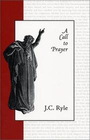 Book cover of A Call to Prayer