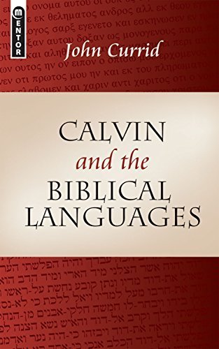 Book cover of Calvin and the Biblical Languages