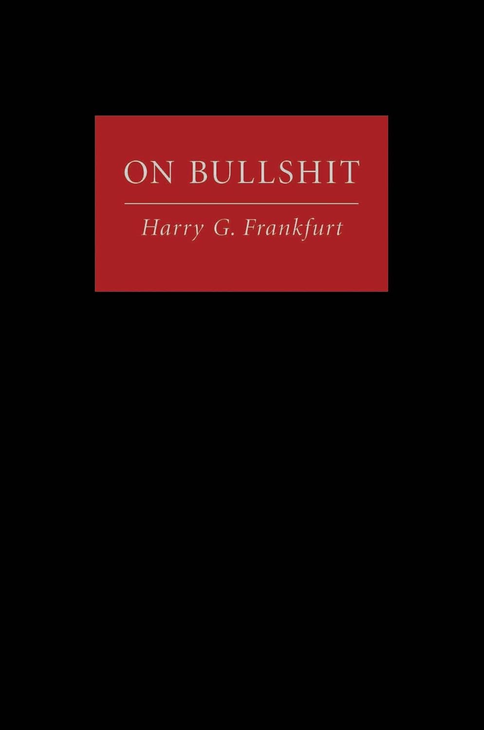 Book cover of On Bullshit