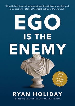 Book cover of Ego is the enemy